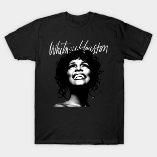 Whitney Houston 80s 90s Retro Music T-Shirt